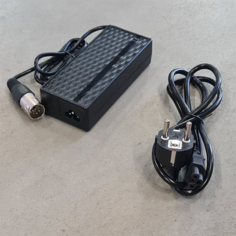 Lader 36V 2A, for lithiumbatteri til Evobike Flex 2022