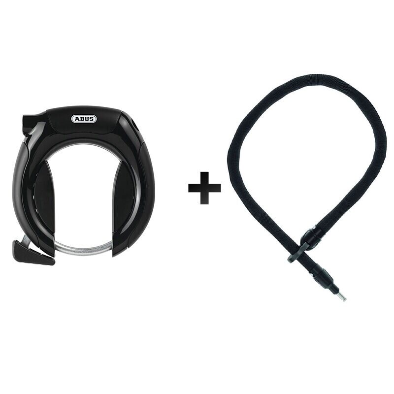 SET - ABUS Rammelås 5955 Pro Shield Plus inkl. kjetting 100 cm