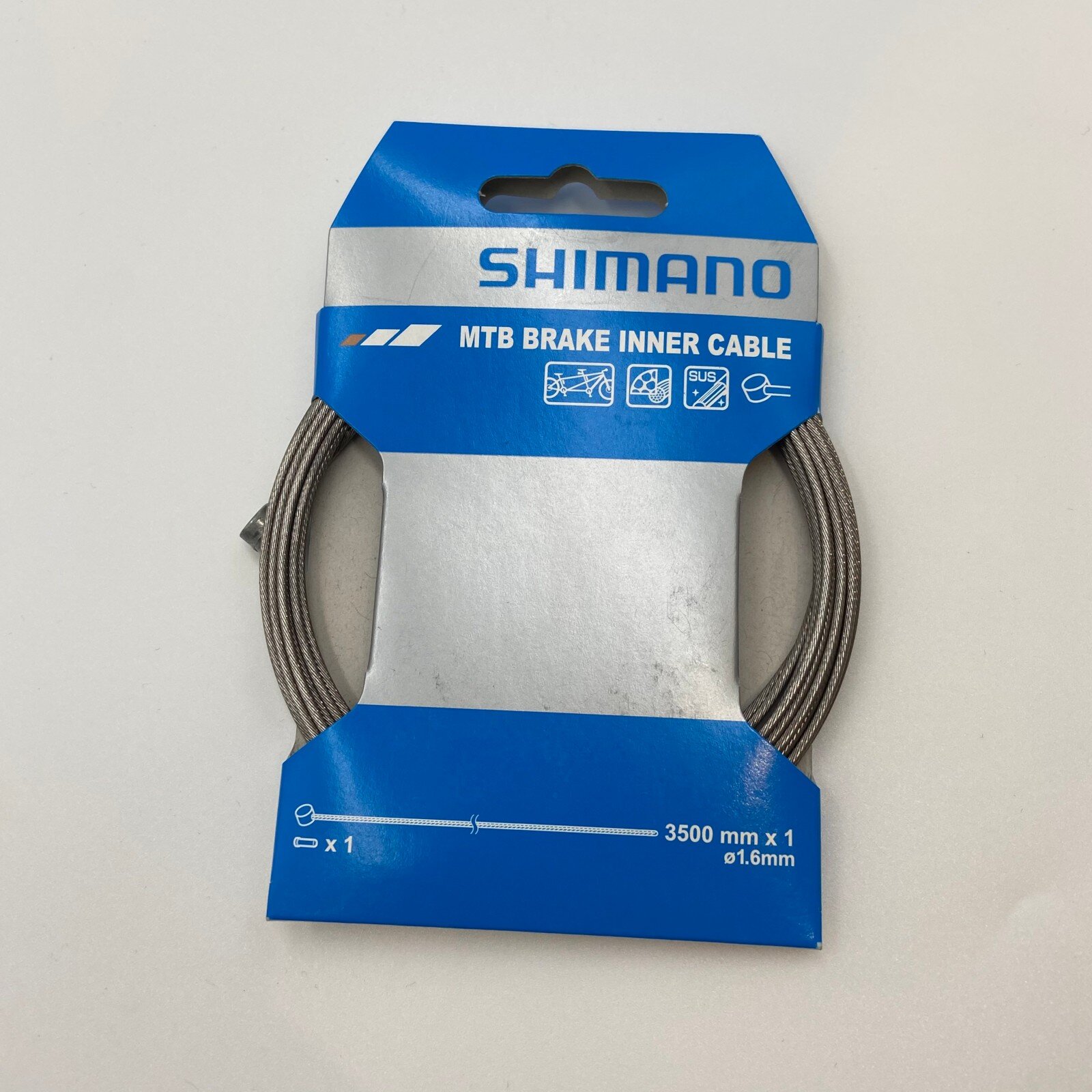 Bremsekabel uten deksel Shimano 1,6x3500mm