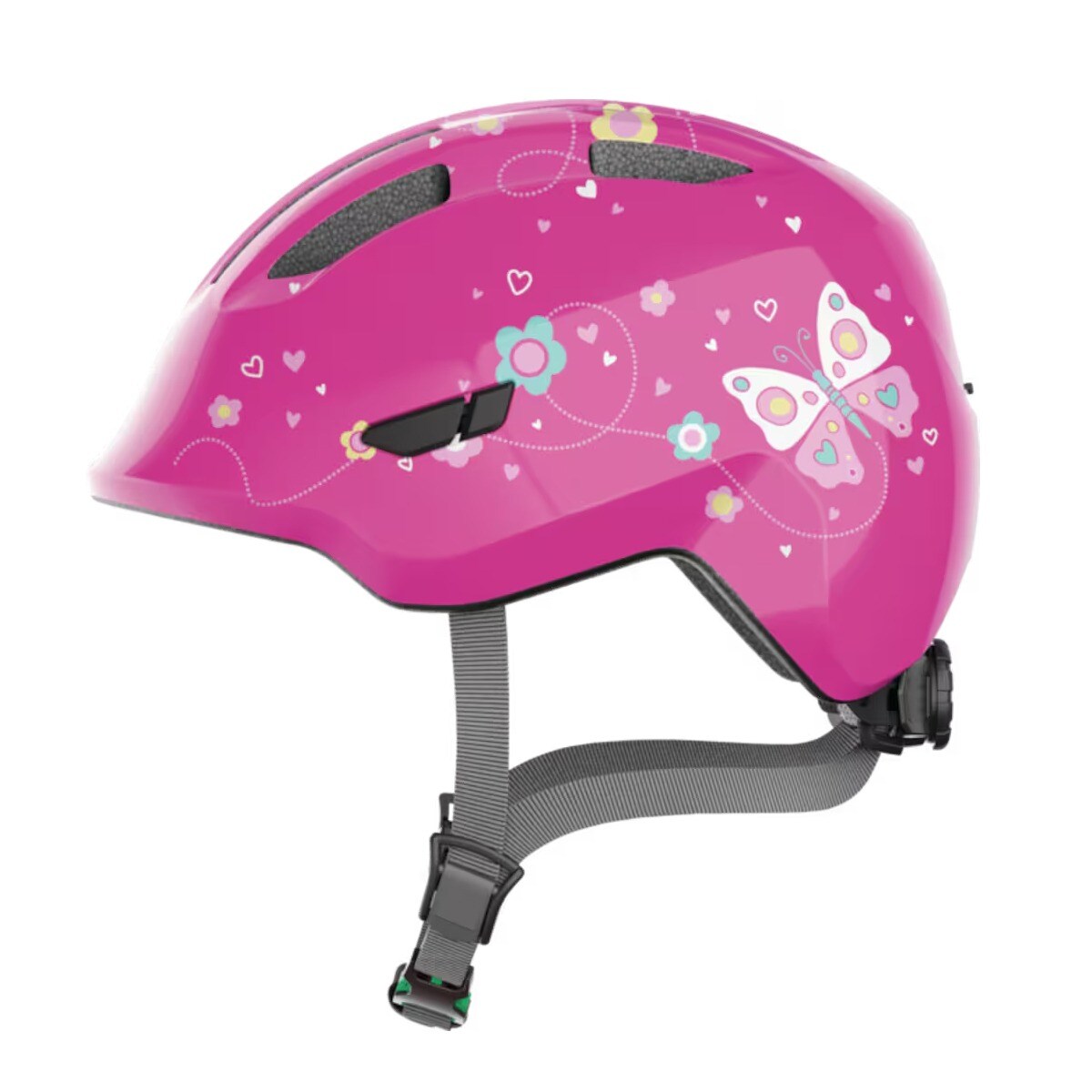 Abus Smiley 3.0 hjelm, Pink Butterfly