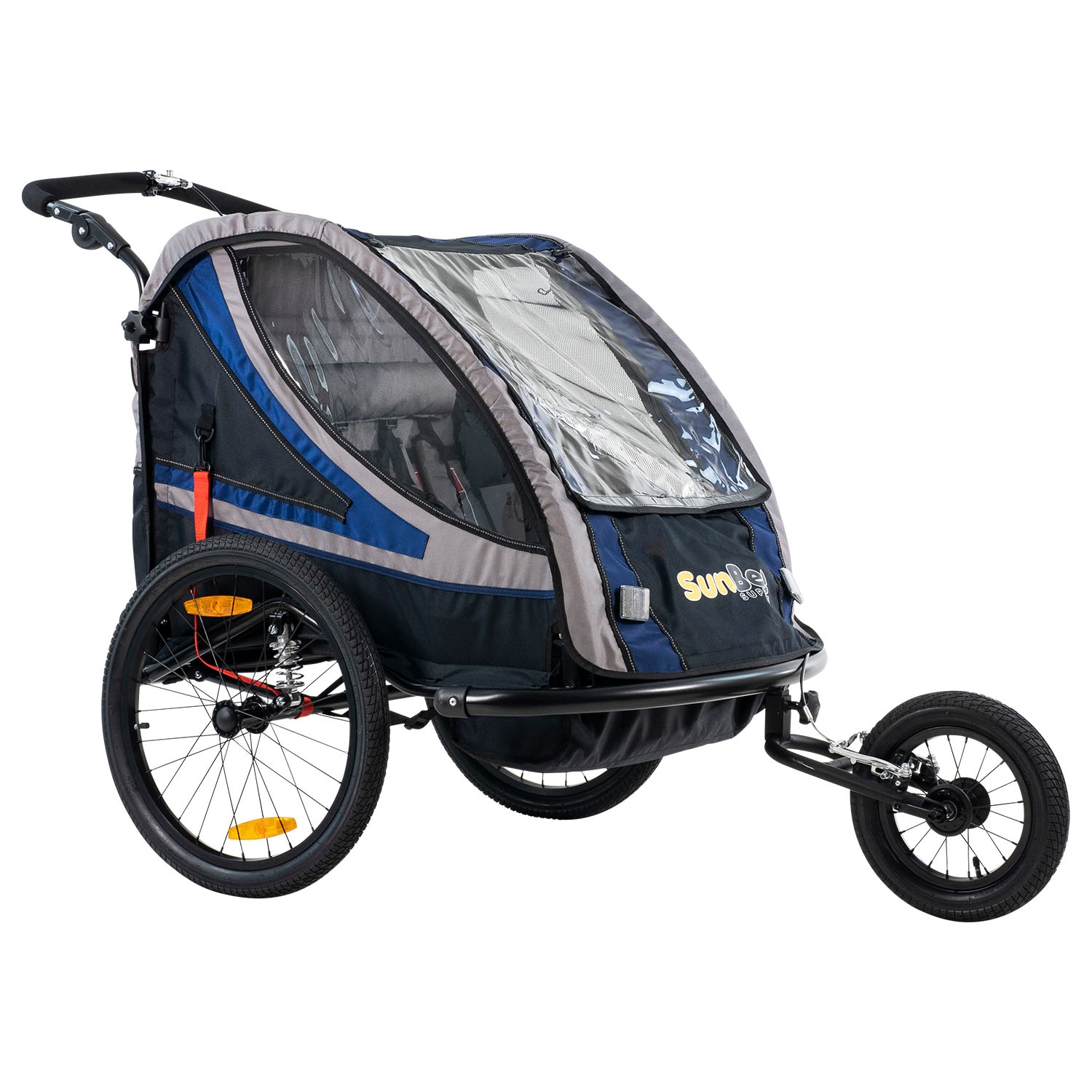 Sykkelvogn SunBee Supreme XL, med strollerkit