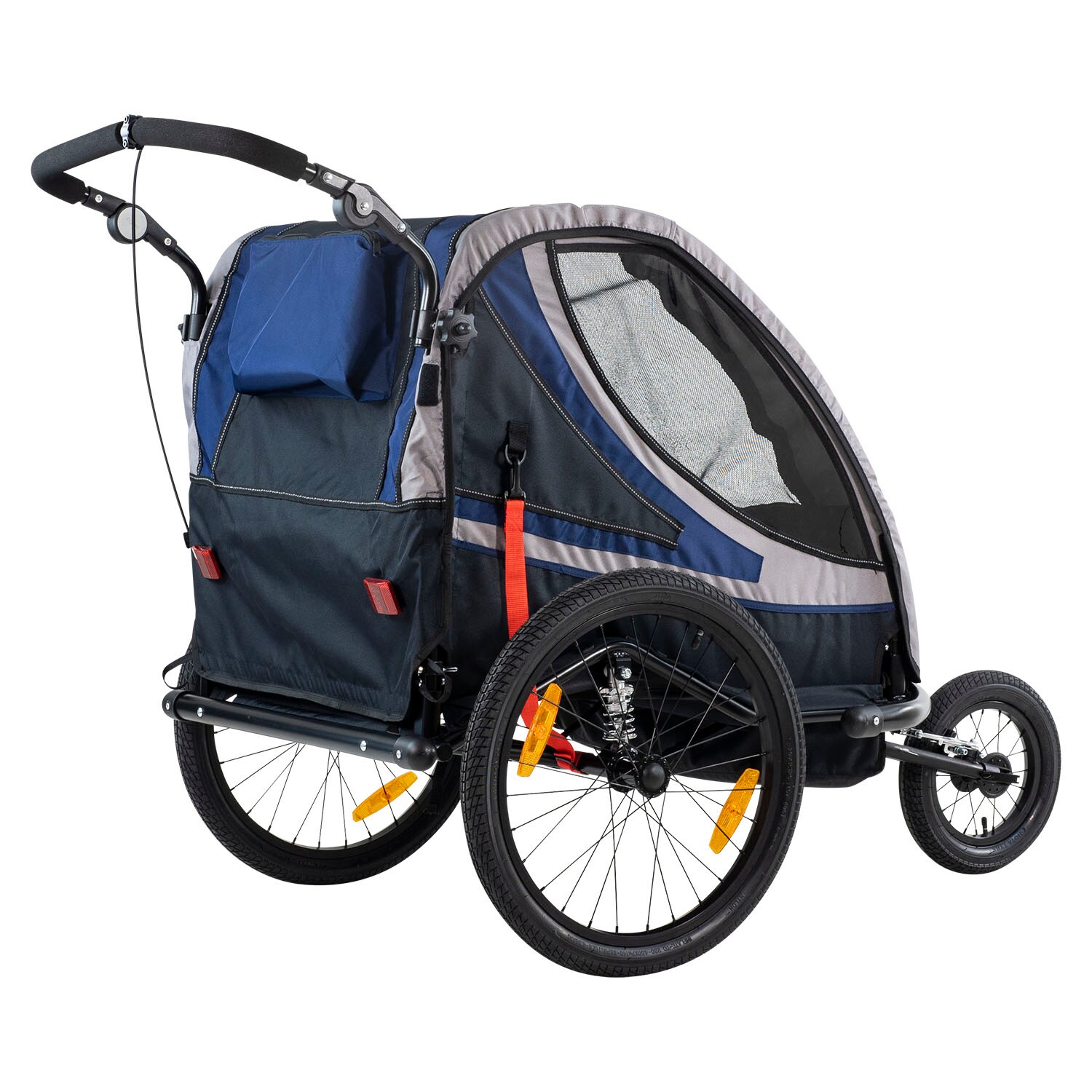 Sykkelvogn SunBee Supreme XL, med strollerkit