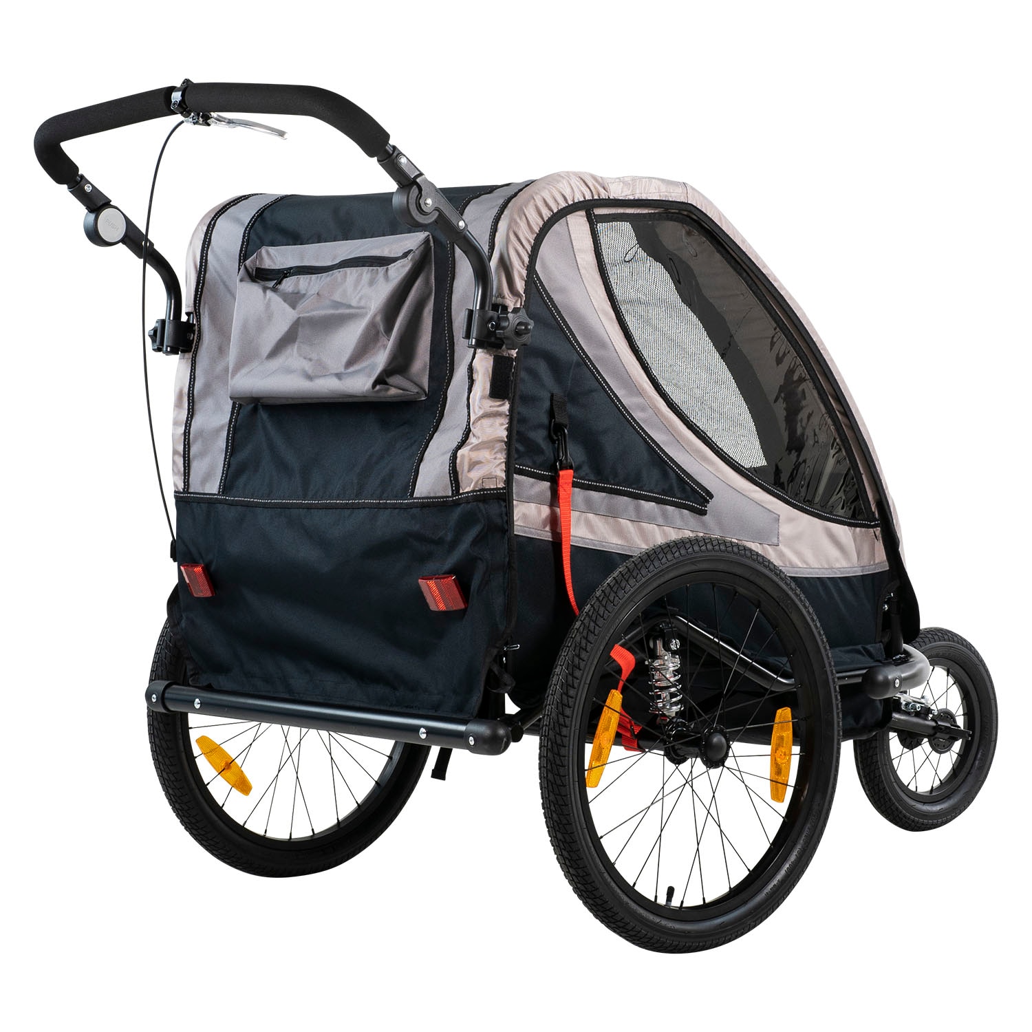 Sykkelvogn SunBee Supreme XL, med strollerkit